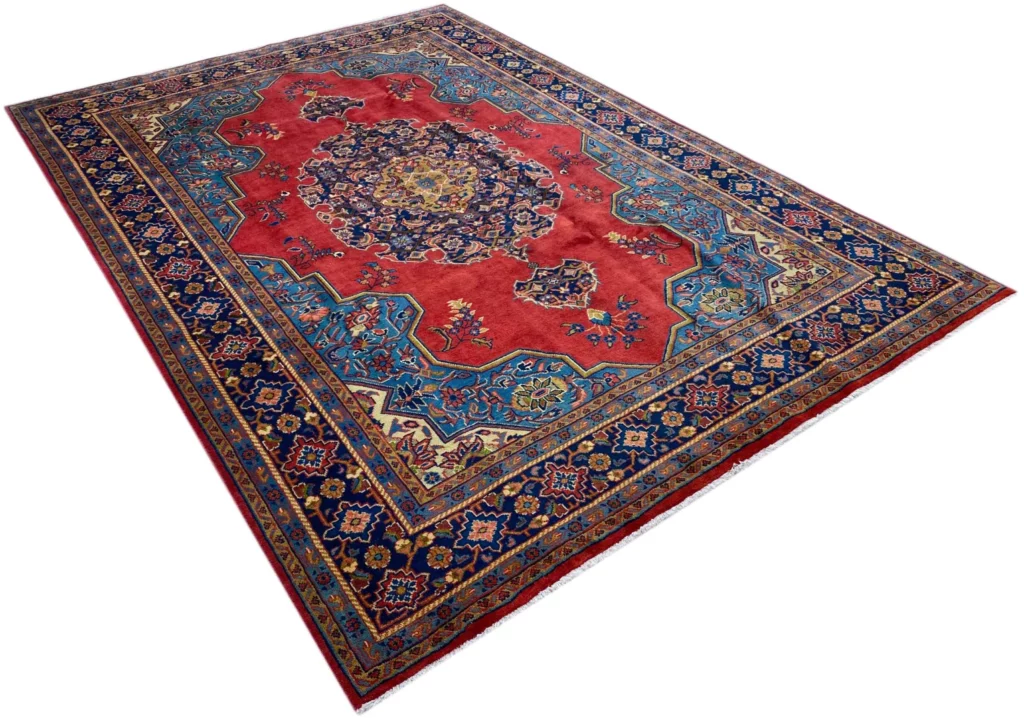 Perserteppich Sarough 337 x 235 cm Wolle handgeknüpft