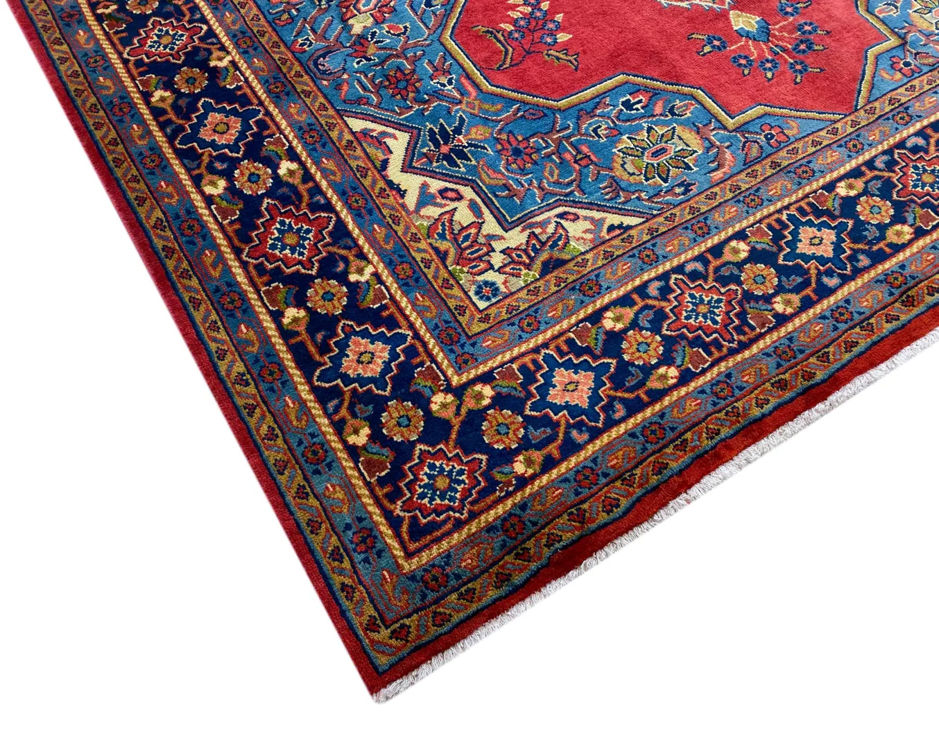 Perserteppich Sarough 337 x 235 cm Wolle handgeknüpft