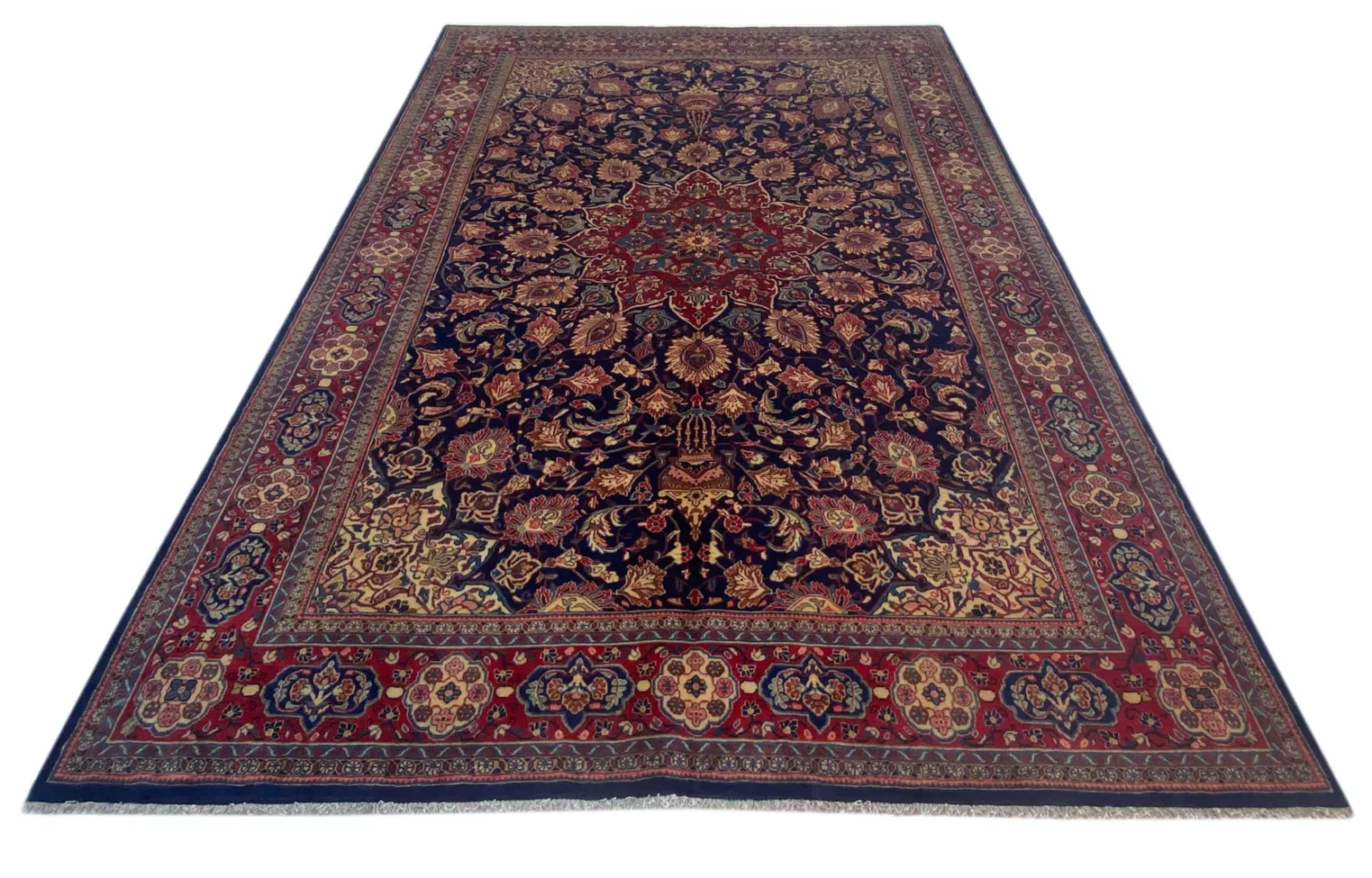 Perserteppich Sarough 330 x 224 cm Wolle handgeknüpft