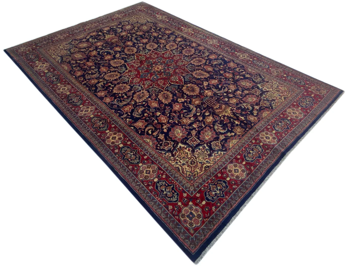Perserteppich Sarough 330 x 224 cm Wolle handgeknüpft