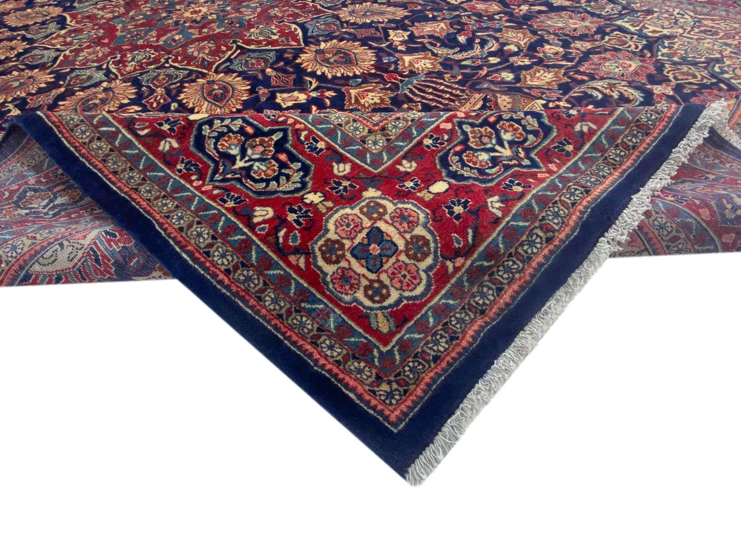 Perserteppich Sarough 330 x 224 cm Wolle handgeknüpft