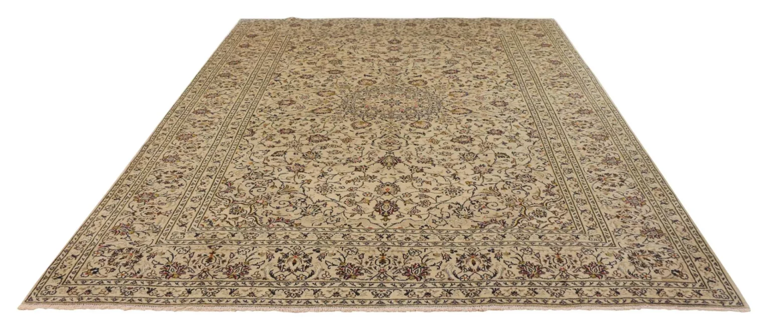 Perserteppich Keshan 344 x 248 cm Wolle handgeknüpft