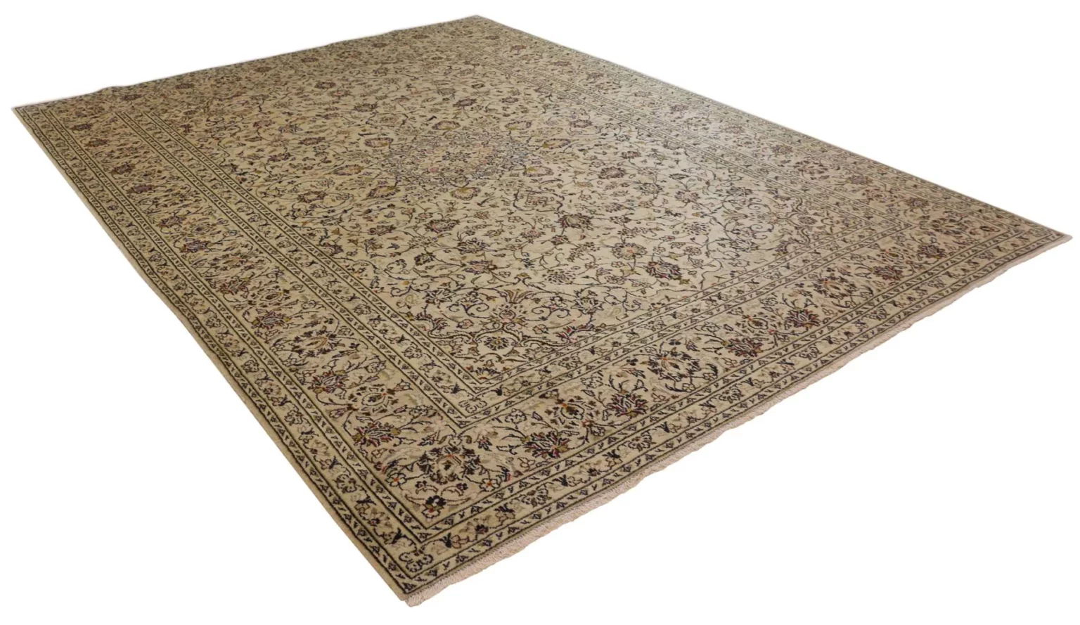 Perserteppich Keshan 344 x 248 cm Wolle handgeknüpft