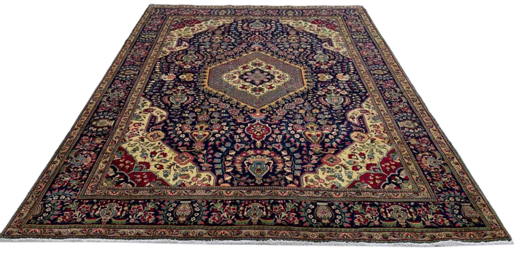 Perserteppich Täbris 354 x 254 cm Wolle handgeknüpft