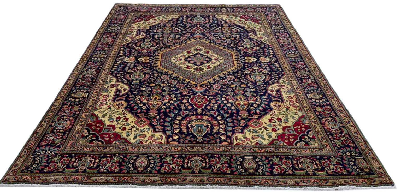 Perserteppich Täbris 354 x 254 cm Wolle handgeknüpft