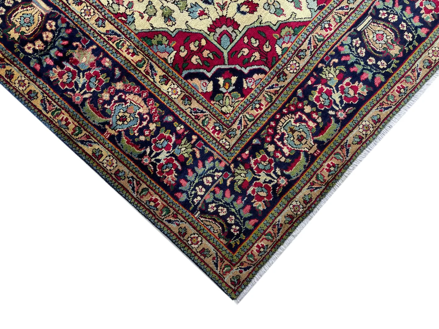 Perserteppich Täbris 354 x 254 cm Wolle handgeknüpft