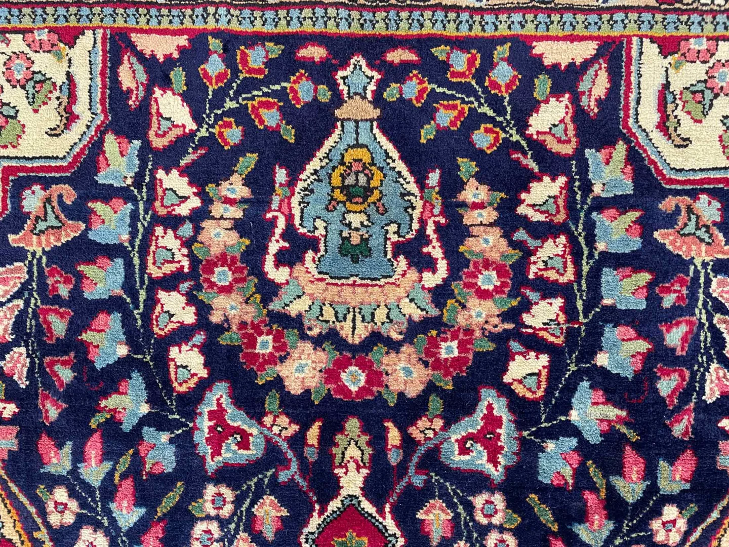 Perserteppich Täbris 354 x 254 cm Wolle handgeknüpft