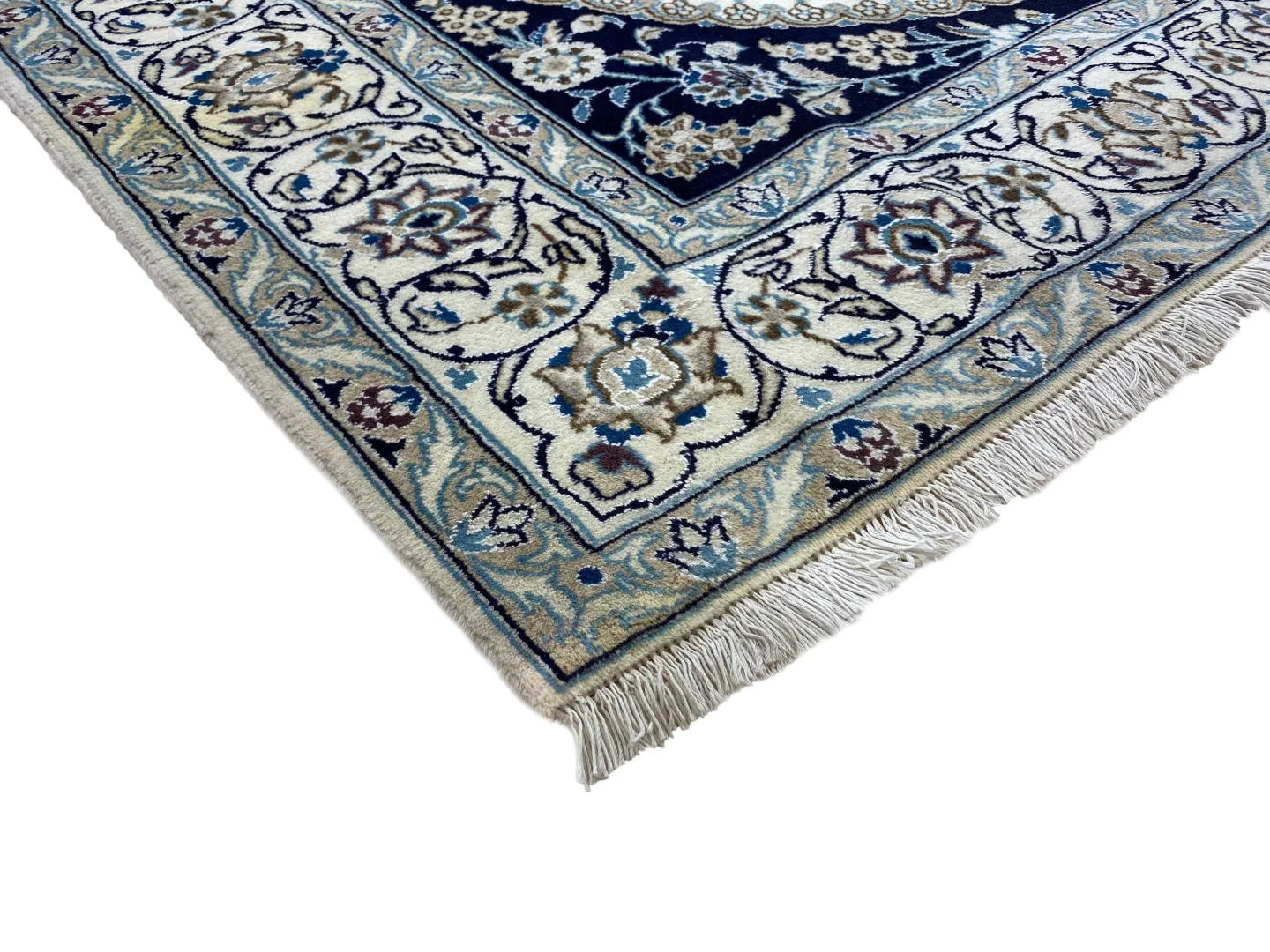 Perserteppich Nain 300 x 196 cm Wolle handgeknüpft