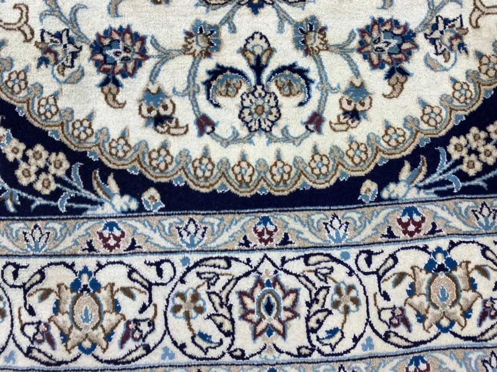 Perserteppich Nain 300 x 196 cm Wolle handgeknüpft