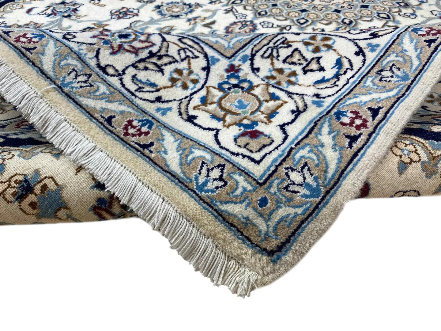 Perserteppich Nain 300 x 196 cm Wolle handgeknüpft