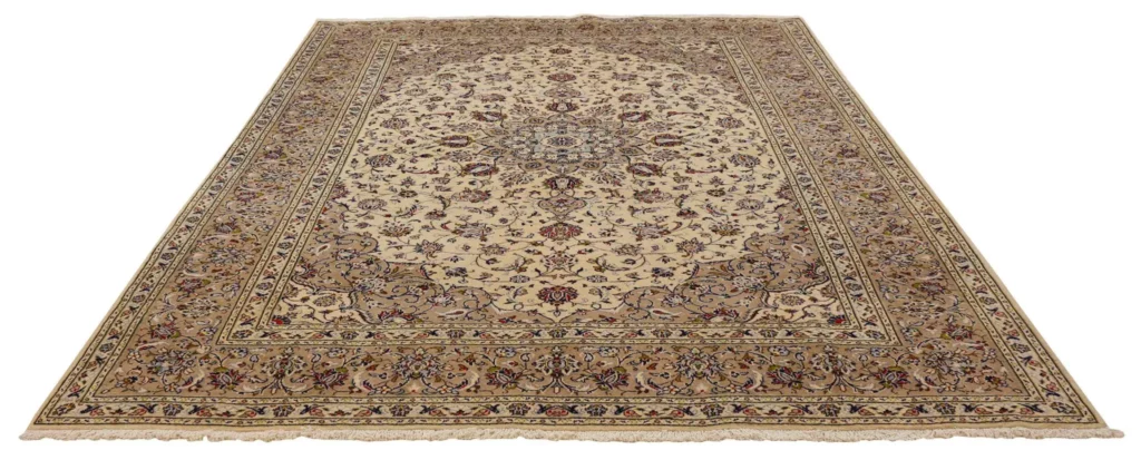 Perserteppich Keshan 348 x 245 cm Schafwolle handgeknüpft