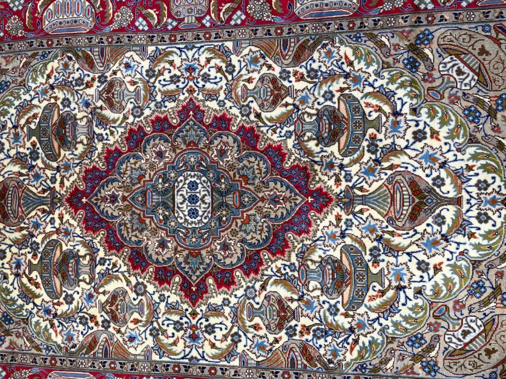 Perserteppich Kashmar 296 x 196 cm Wolle handgeknüpft