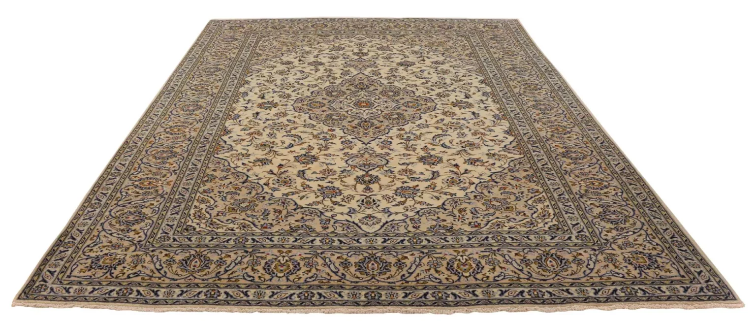 Perserteppich Keshan 350 x 246 cm Wolle handgeknüpft