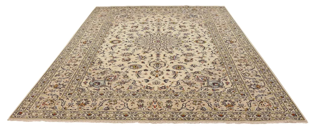 Perserteppich Keshan 341 x 241 cm Schafwolle handgeknüpft