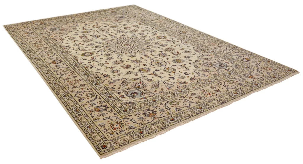 Perserteppich Keshan 341 x 241 cm Schafwolle handgeknüpft