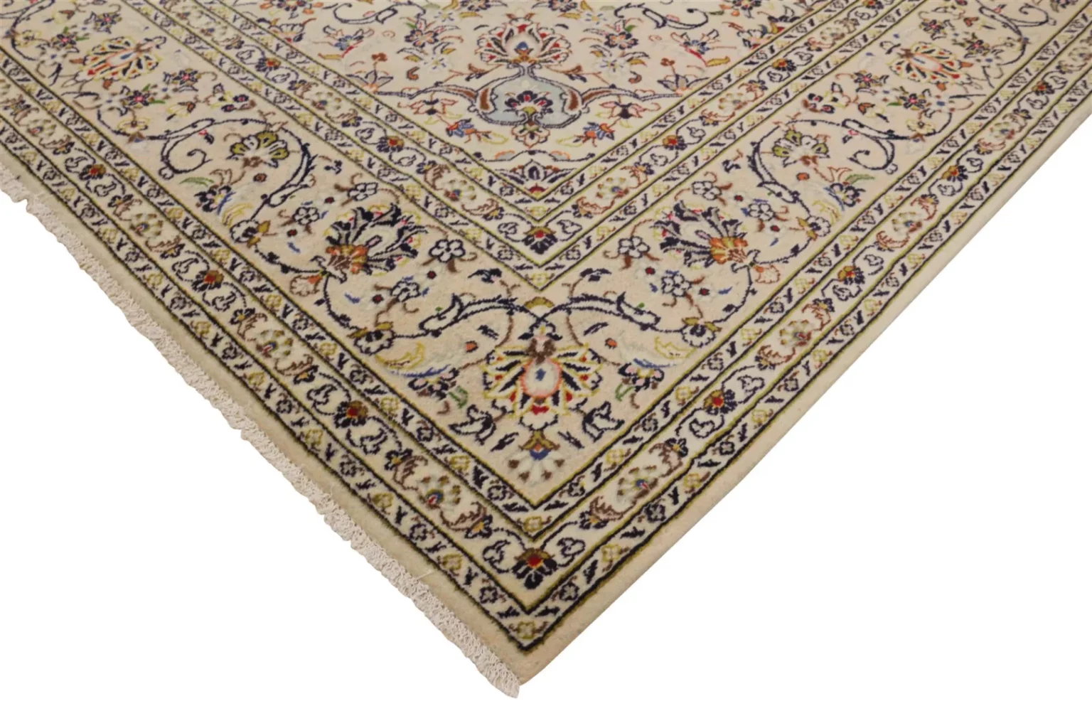 Perserteppich Keshan 341 x 241 cm Schafwolle handgeknüpft