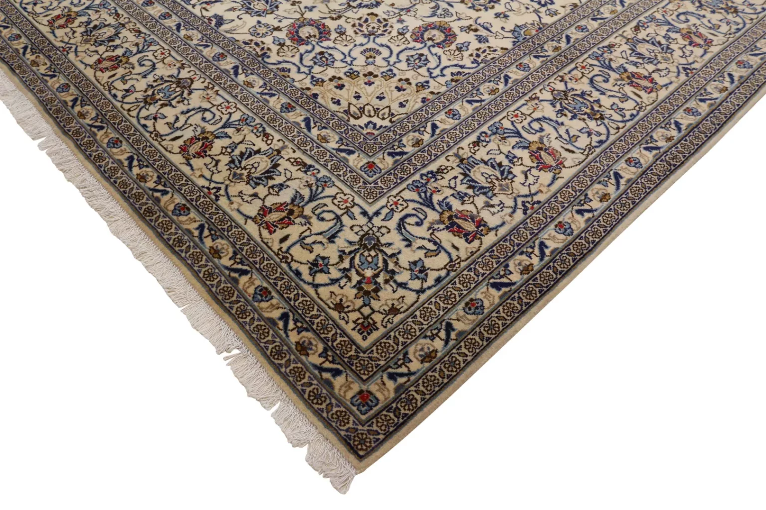 Perserteppich Keshan 358 x 243 cm Wolle handgeknüpft
