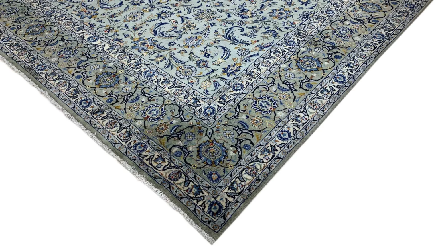 Perserteppich Keshan 351 x 247 cm Wolle handgeknüpft
