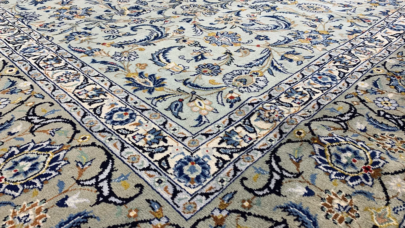 Perserteppich Keshan 351 x 247 cm Wolle handgeknüpft