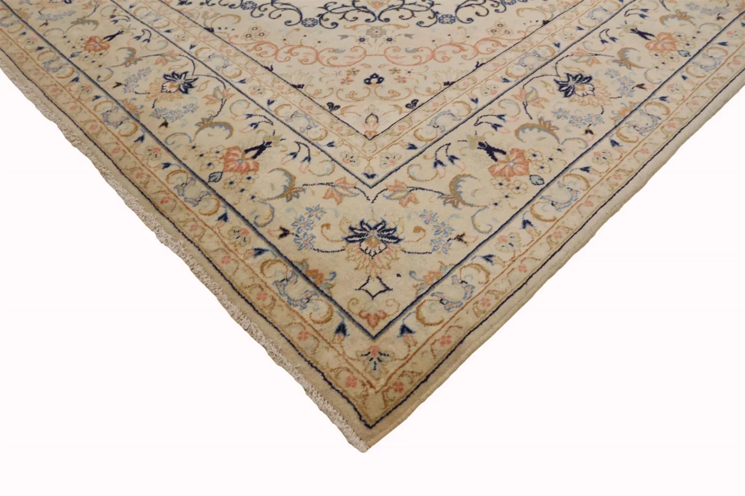 Perserteppich Keshan 370 x 243 cm Wolle handgeknüpft