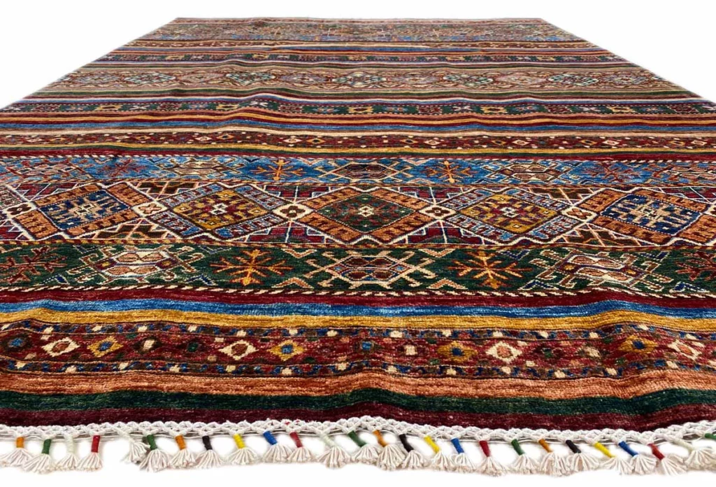 Orientteppich Samarkand 268 x 188 cm Wolle handgeknüpft