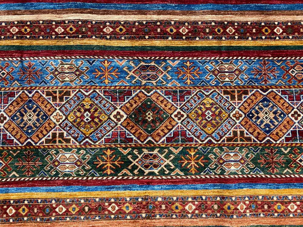 Orientteppich Samarkand 268 x 188 cm Wolle handgeknüpft