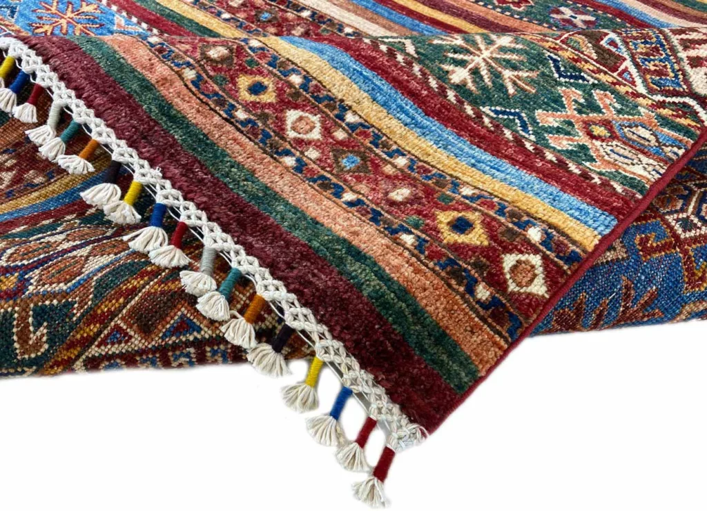 Orientteppich Samarkand 268 x 188 cm Wolle handgeknüpft