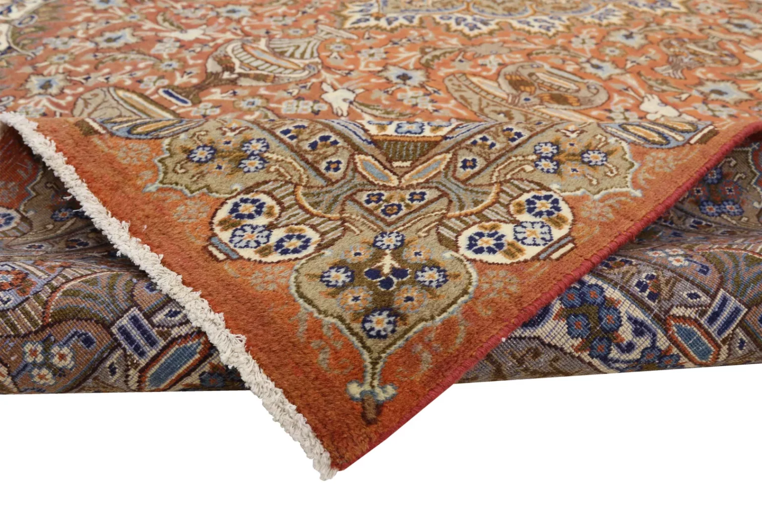 Perserteppich Kashmar 346 x 238 cm Wolle handgeknüpft