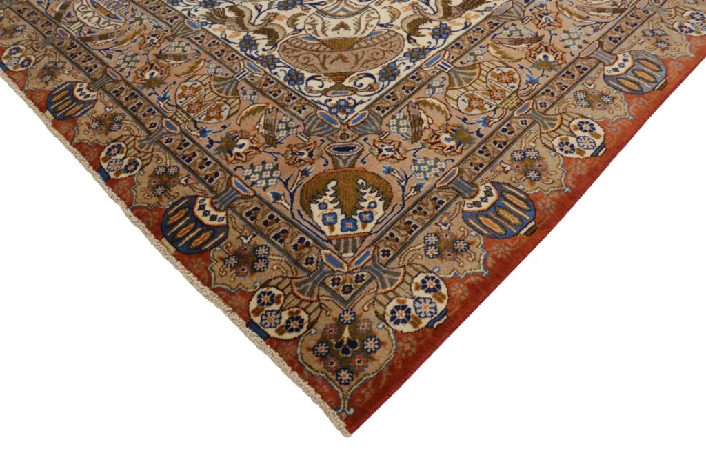 Perserteppich Kashmar 350 x 245 cm Wolle handgeknüpft