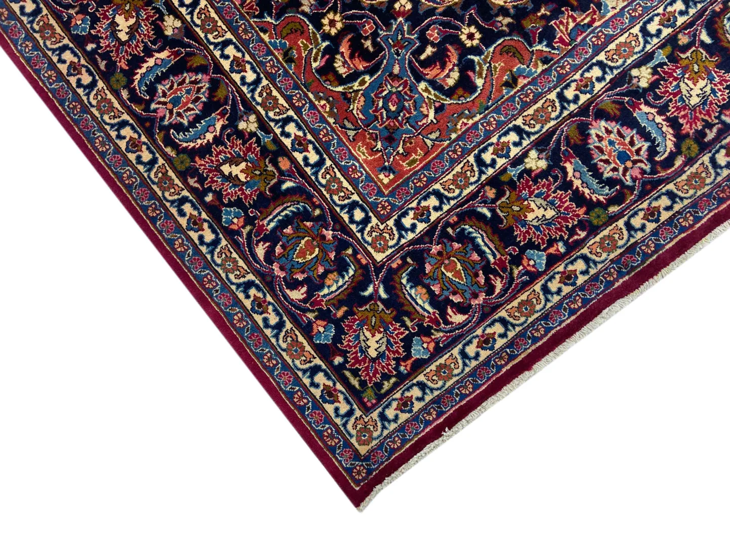 Perserteppich Maschhad 302 x 253 cm Wolle handgeknüpft