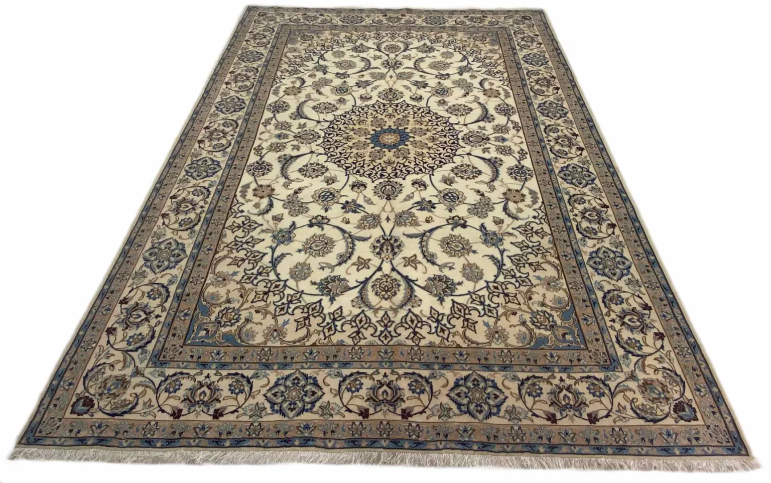 Perserteppich Nain 312 x 218 cm Wolle handgeknüpft