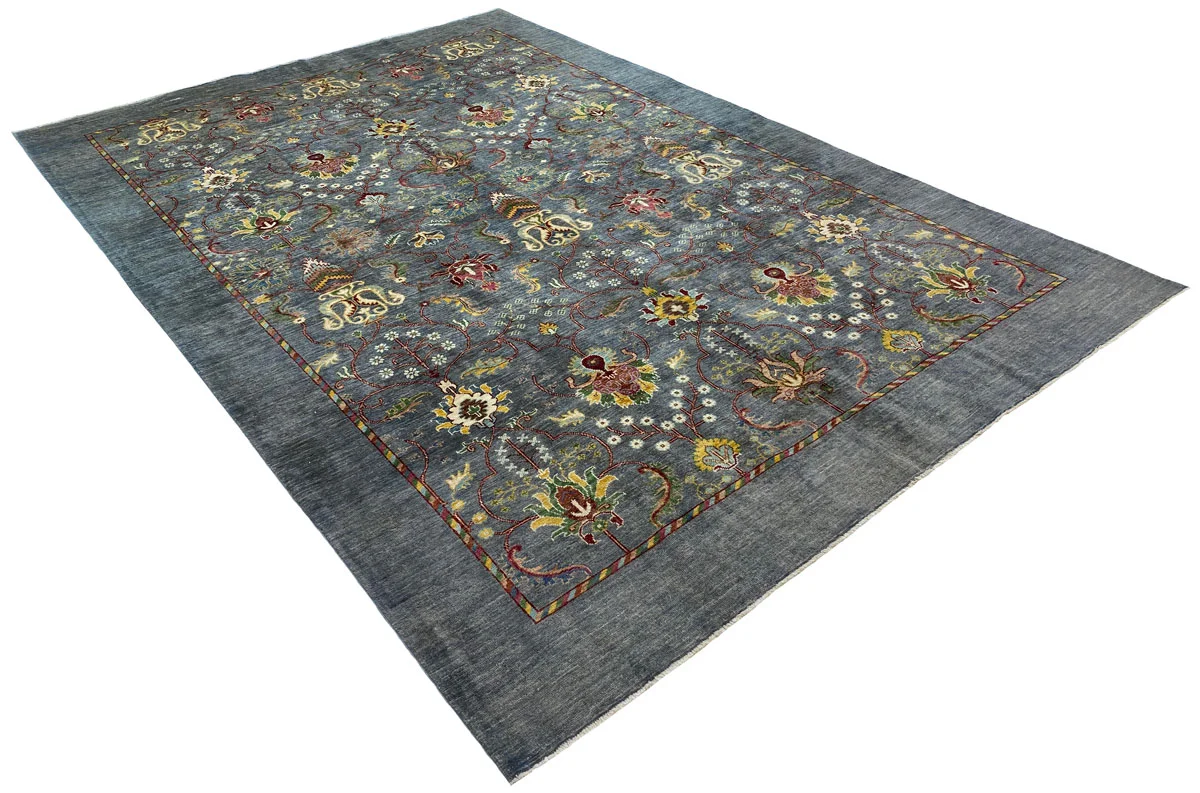 Orientteppich Samarkand 305 x 210 cm Schurwolle handgeknüpft