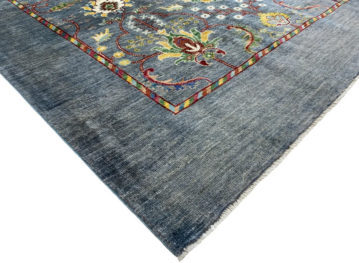 Orientteppich Samarkand 305 x 210 cm Schurwolle handgeknüpft