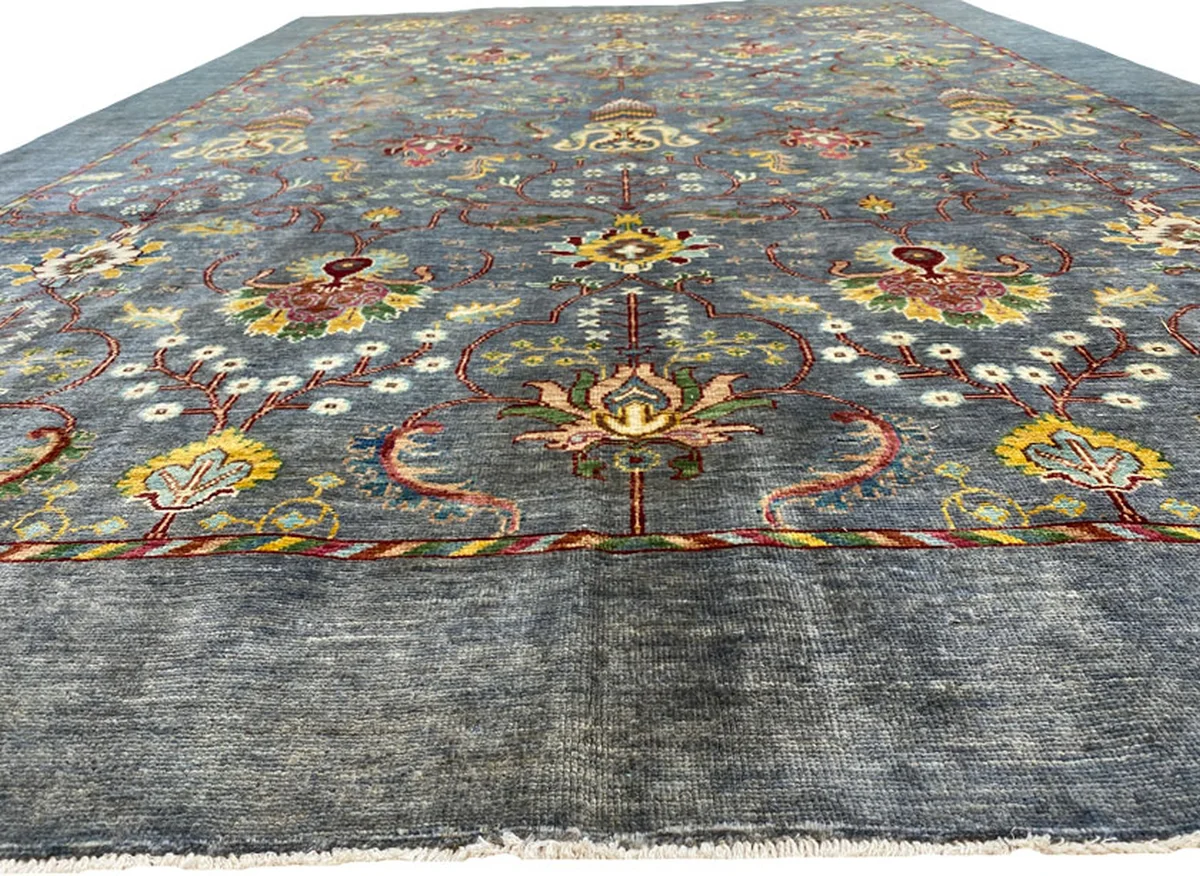 Orientteppich Samarkand 305 x 210 cm Schurwolle handgeknüpft