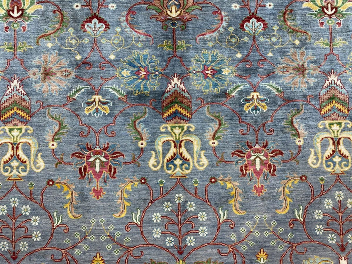 Orientteppich Samarkand 305 x 210 cm Schurwolle handgeknüpft