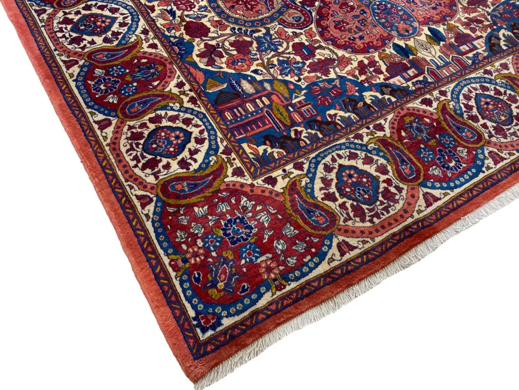 Perserteppich Sarough 323 x 224 cm Wolle handgeknüpft