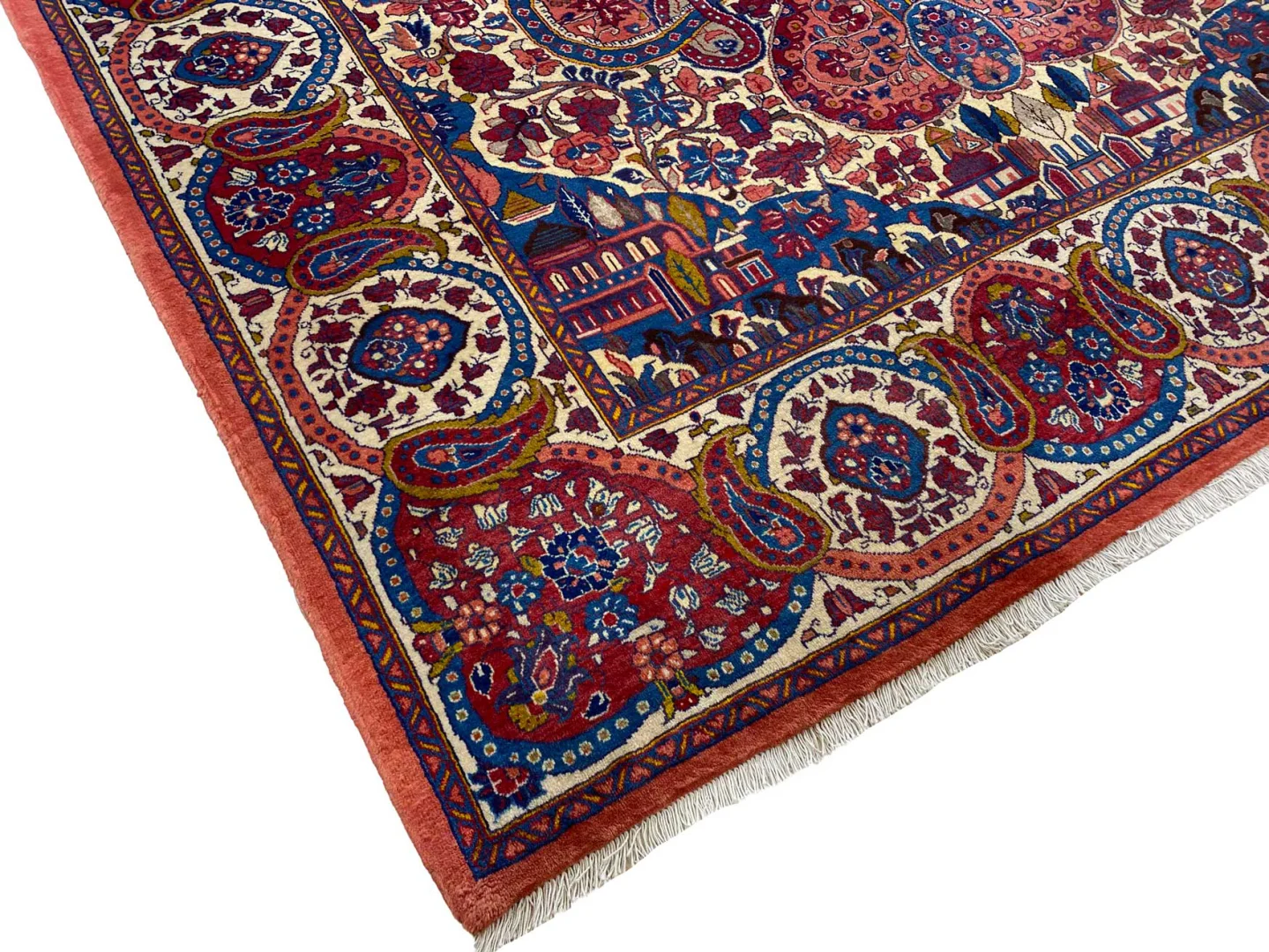 Perserteppich Sarough 323 x 224 cm Wolle handgeknüpft