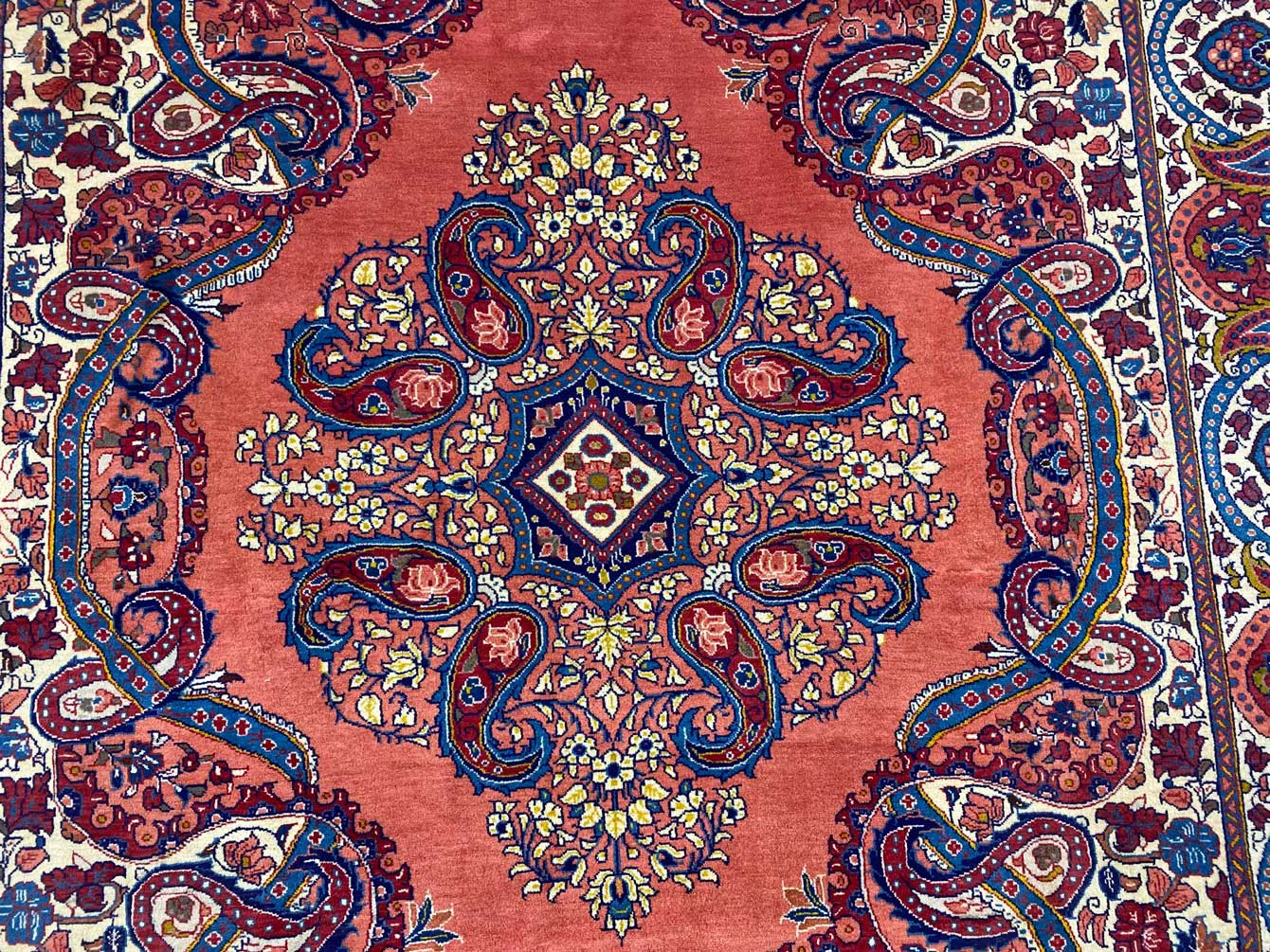 Perserteppich Sarough 323 x 224 cm Wolle handgeknüpft