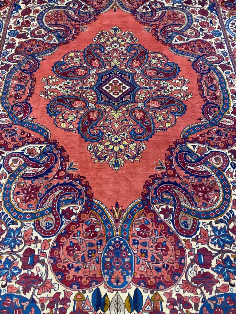 Perserteppich Sarough 323 x 224 cm Wolle handgeknüpft