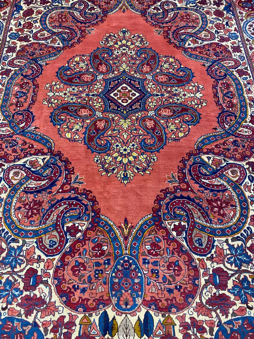 Perserteppich Sarough 323 x 224 cm Wolle handgeknüpft