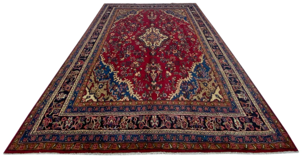 hamadan-teppich-377-x-270-cm-ca-100000-350000-knoten-m-1-1 Perserteppich Hamadan 377 x 270 cm Wolle handgeknüpft