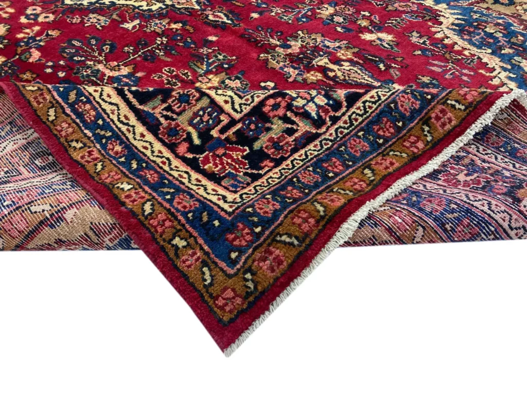 hamadan-teppich-377-x-270-cm-ca-100000-350000-knoten-m-1-4 Perserteppich Hamadan 377 x 270 cm Wolle handgeknüpft