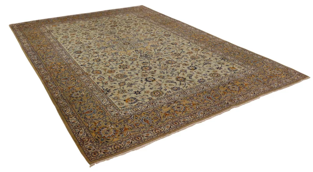 Perserteppich Keshan 375 x 264 cm Wolle handgeknüpft