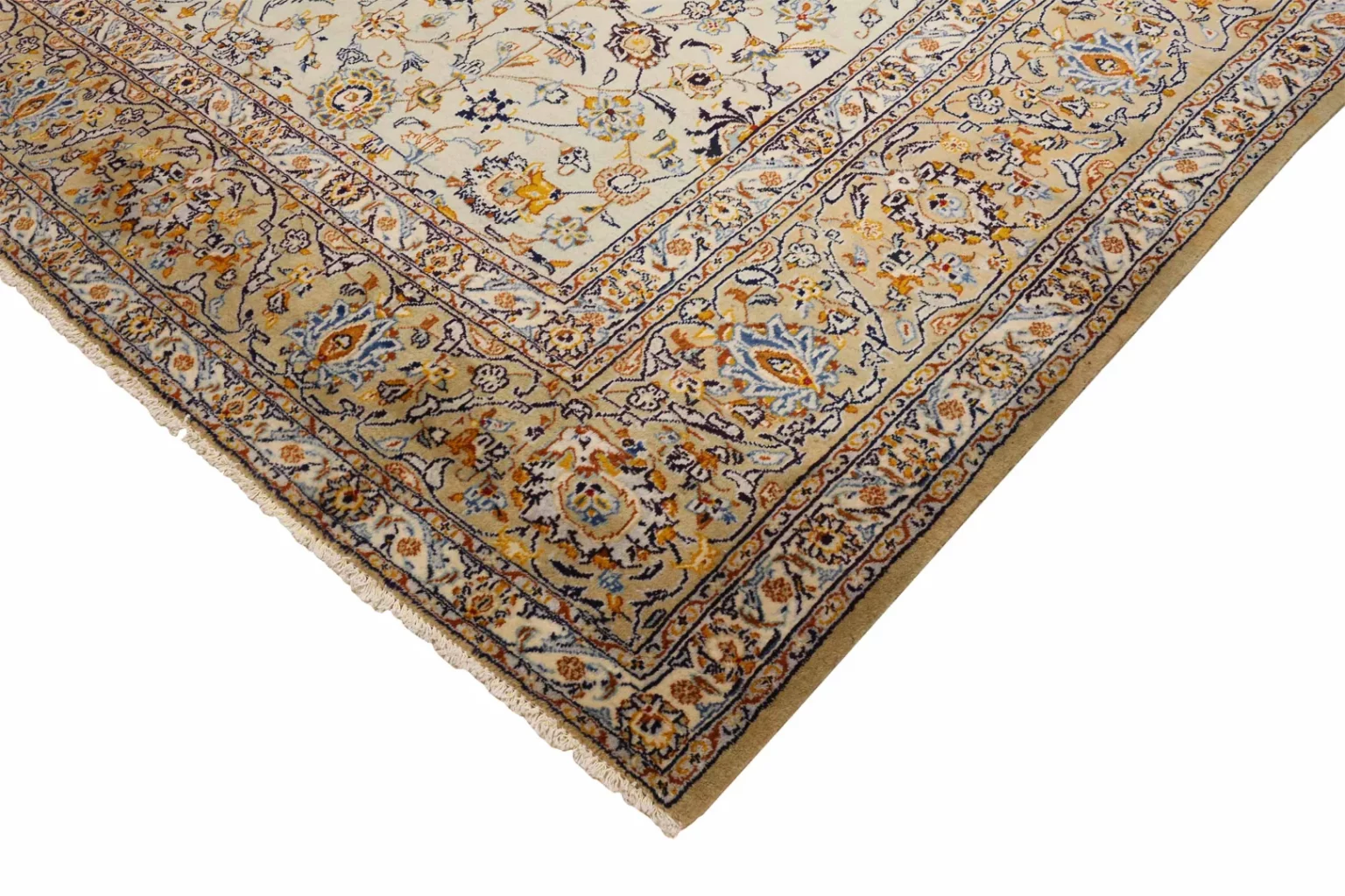 Perserteppich Keshan 375 x 264 cm Wolle handgeknüpft