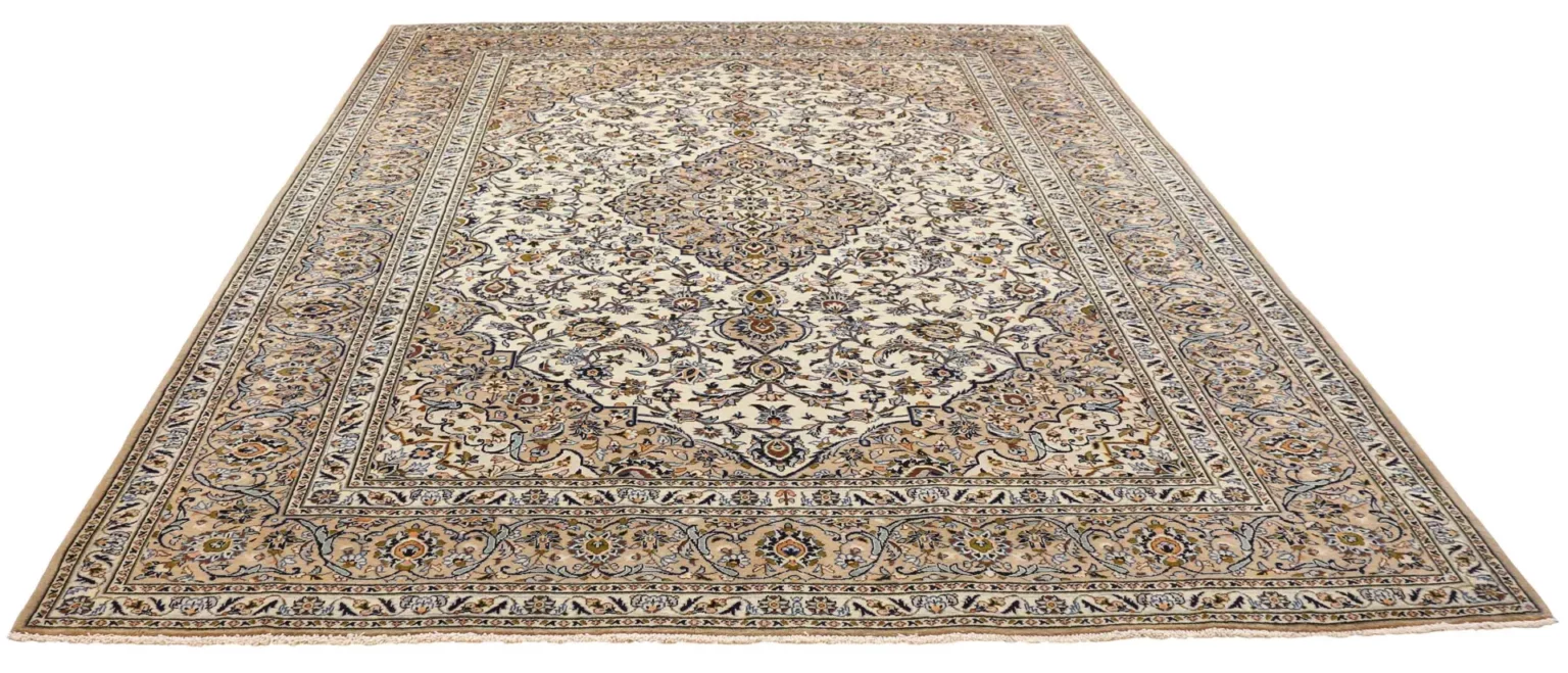 Perserteppich Keshan 400 x 305 cm Wolle handgeknüpft