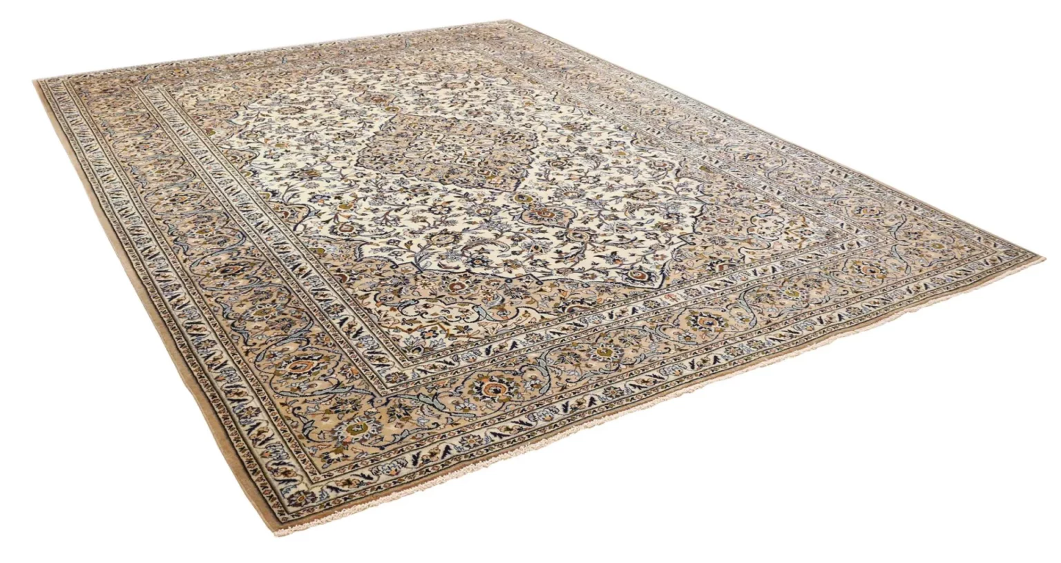 Perserteppich Keshan 400 x 305 cm Wolle handgeknüpft