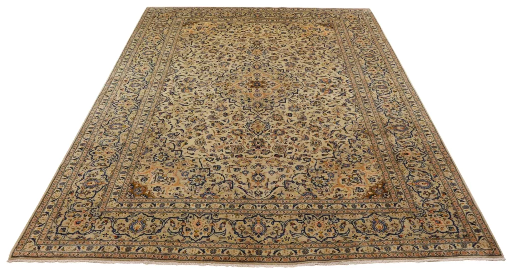 Perserteppich Keshan 420 x 288 cm Wolle handgeknüpft