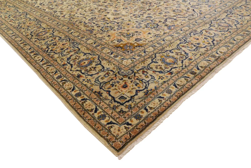 Perserteppich Keshan 420 x 288 cm Wolle handgeknüpft