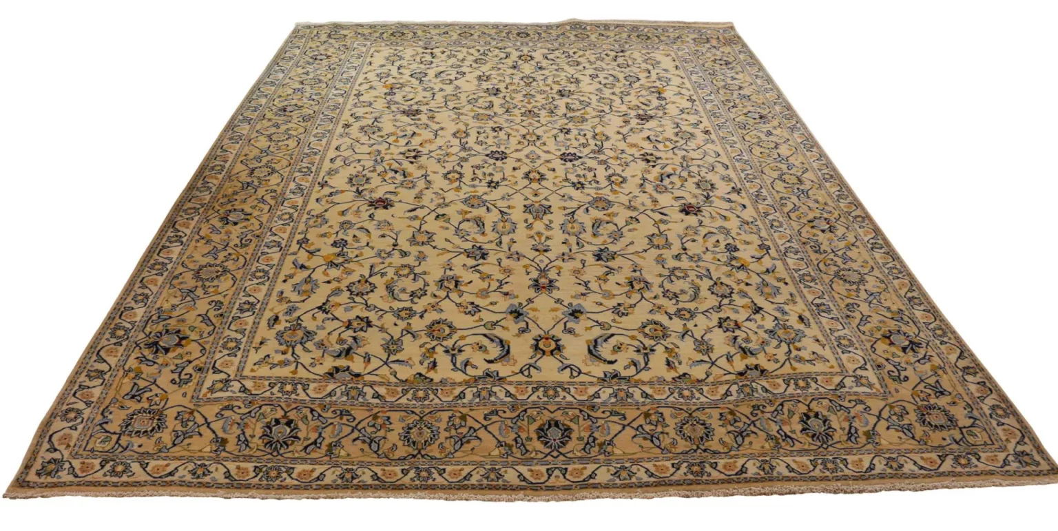 Perserteppich Keshan 440 x 308 cm Wolle handgeknüpft