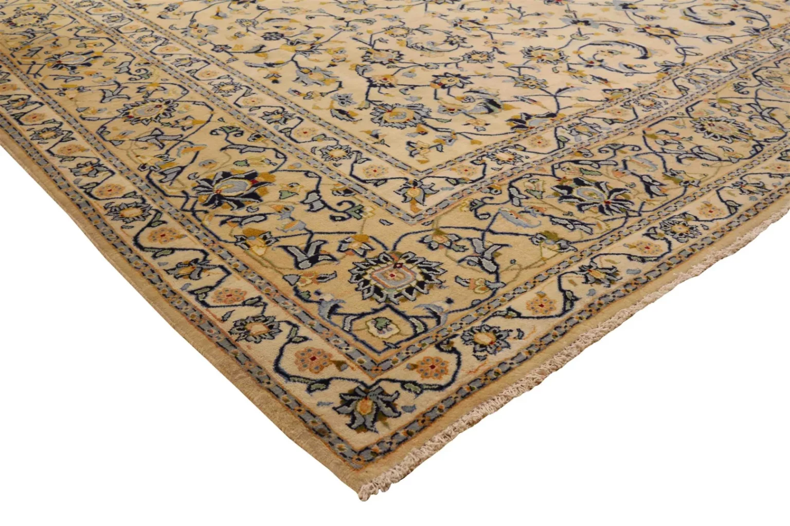 Perserteppich Keshan 440 x 308 cm Wolle handgeknüpft